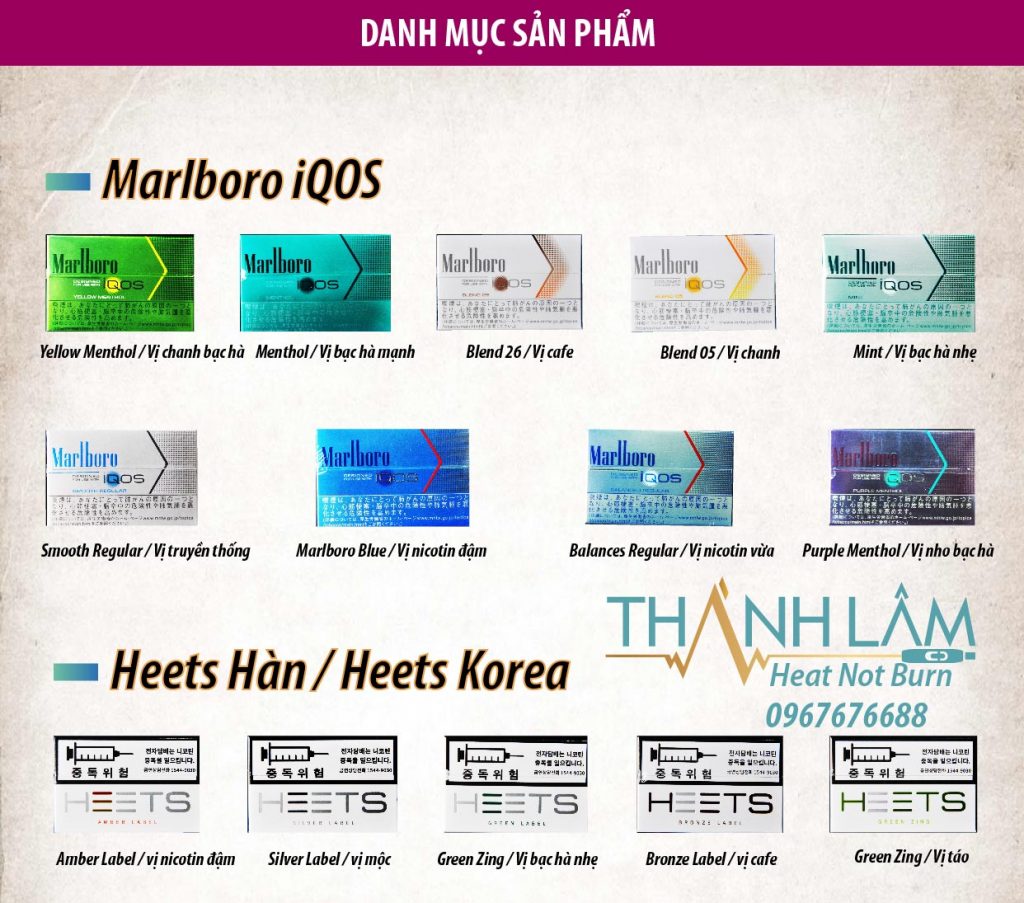 Marlboro iQOS các loại