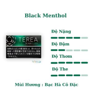 Alternative view of TEREA Black Menthol (Vị bạc hà cô đặc)