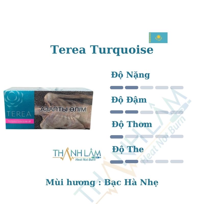 Terea Turquoise Kazakhstan Bạc Hà Nhẹ - Ảnh 2