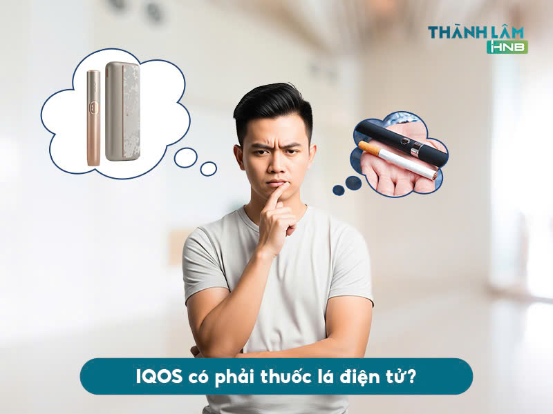 IQOS có phải thuốc lá điện tử