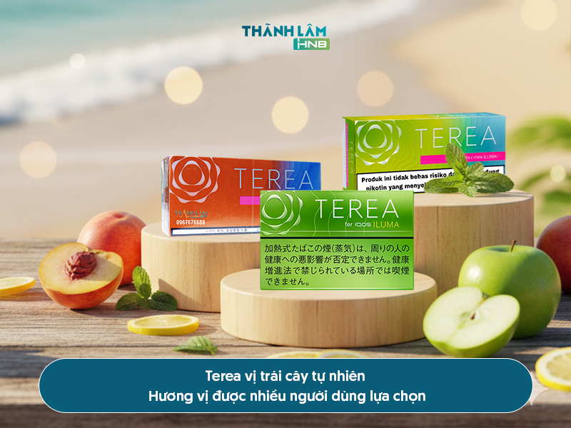 Terea vị trái cây tự nhiên