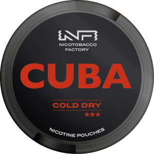 CUBA Black Clod Dry 43mg (Hương Bạc hà lạnh khô)