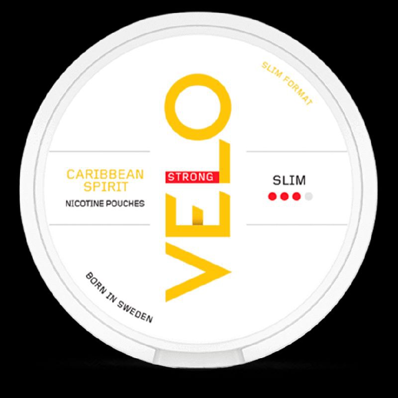 Hộp 20 túi Nicotine Snun Velo Caribbean spirit 10mg hương tinh thần Caribê