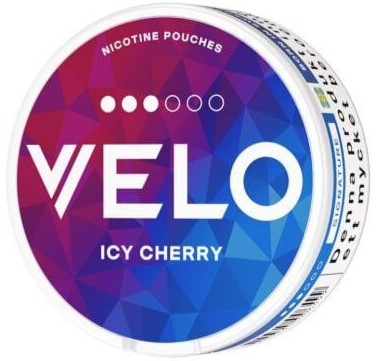 Snus Velo Icy Cherry hương Anh đào đá 12mg