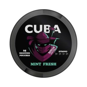 Snus CUBA NINJA Mint Fresh15.6mg (Hương Bạc hà tươi mát)