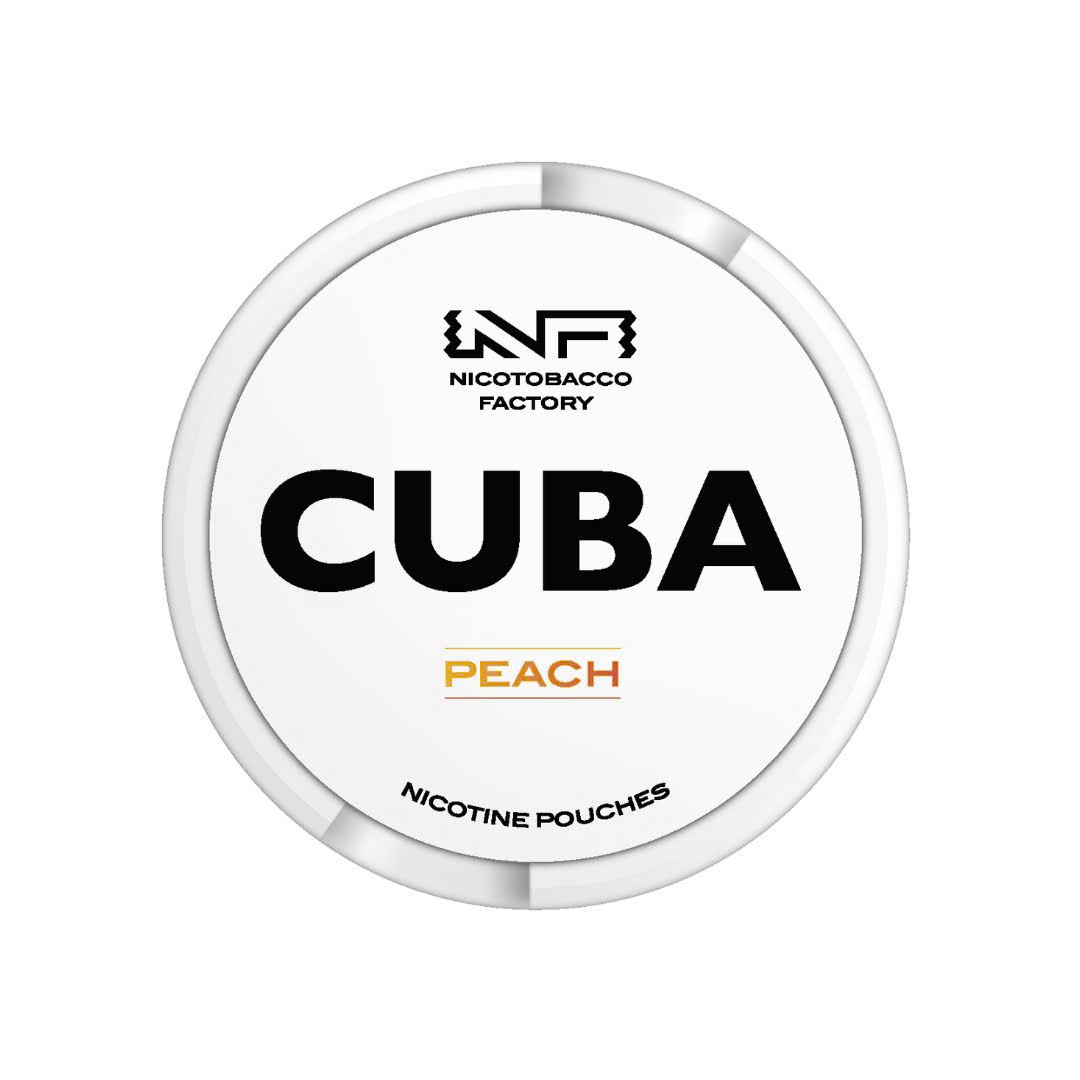 Snus CUBA White 10.4mg Peach (hương vị Quả đào)