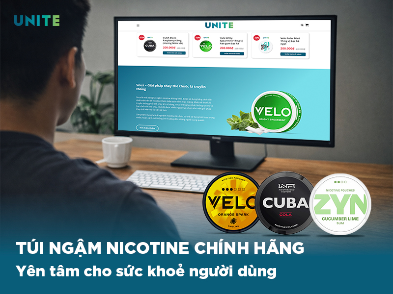 Túi ngậm nicotine chính hãng