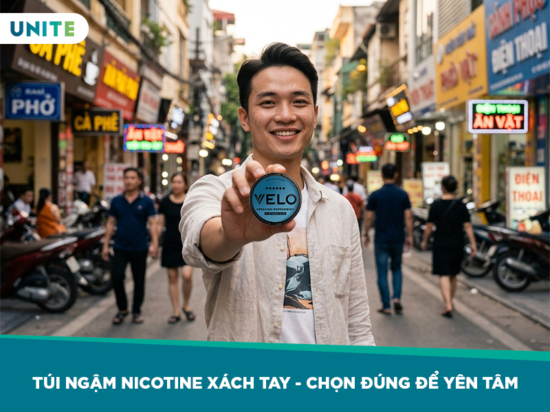 Túi ngậm nicotine xách tay