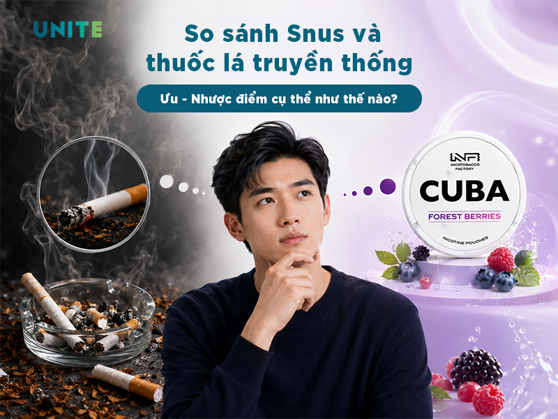 So sánh Snus và thuốc lá truyền thống