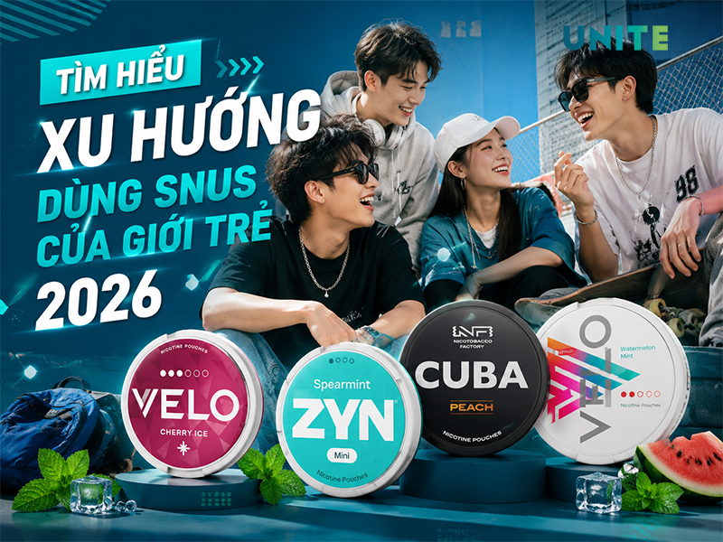 Xu hướng dùng Snus của giới trẻ